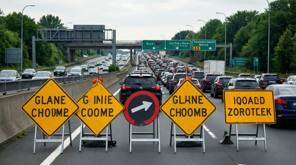 Дорожная обстановка сегодня: аварии, перекрытия, ремонт и сложные участки трасс - иллюстрация