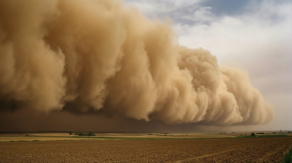 Погода и степные условия: как ветер, пыльные бури и гололёд влияют на регион - иллюстрация