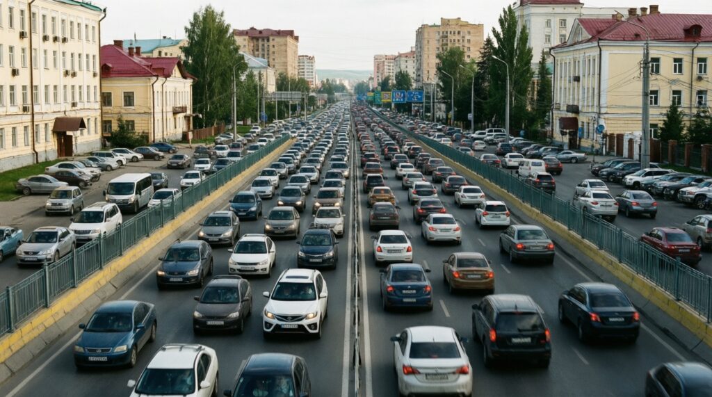 Ситуация на дорогах Калмыкии: аварии, перекрытия, ремонт трасс и прогноз по трафику - иллюстрация