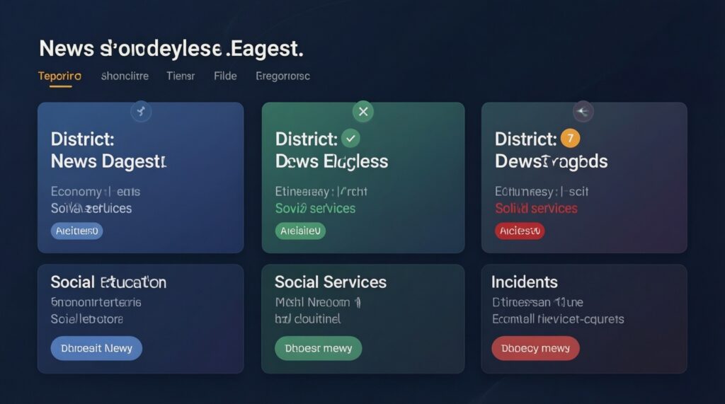 Районы республики: важные новости по каждому улусу - краткая карта событий - иллюстрация