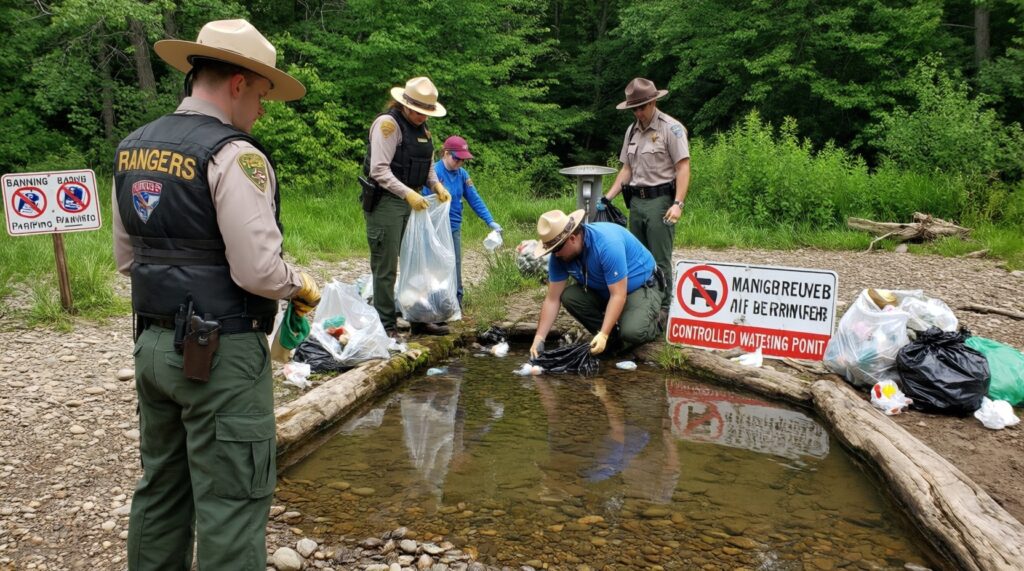 Экология и степь: водные ресурсы, мусор, охрана природы, борьба с браконьерством - иллюстрация