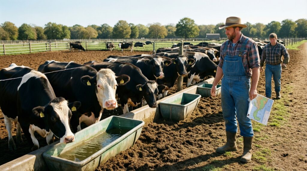 Сельское хозяйство: состояние пастбищ, животноводство и сезонные работы - иллюстрация
