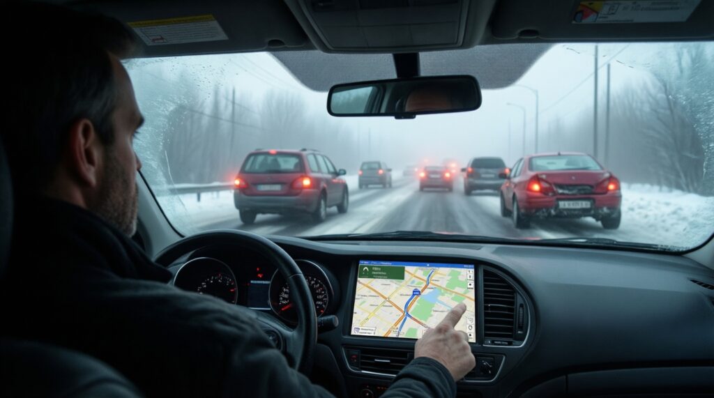 Дорожная обстановка сегодня: аварии, перекрытия, ремонт трасс и опасные участки - иллюстрация