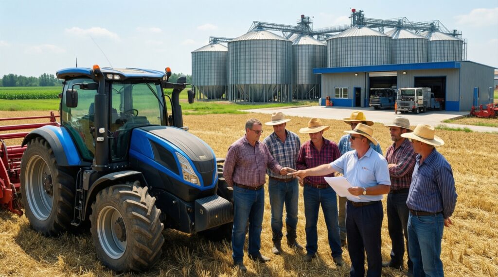 Сельское хозяйство: состояние пастбищ, посевная/уборочная кампания и поддержка фермеров - иллюстрация
