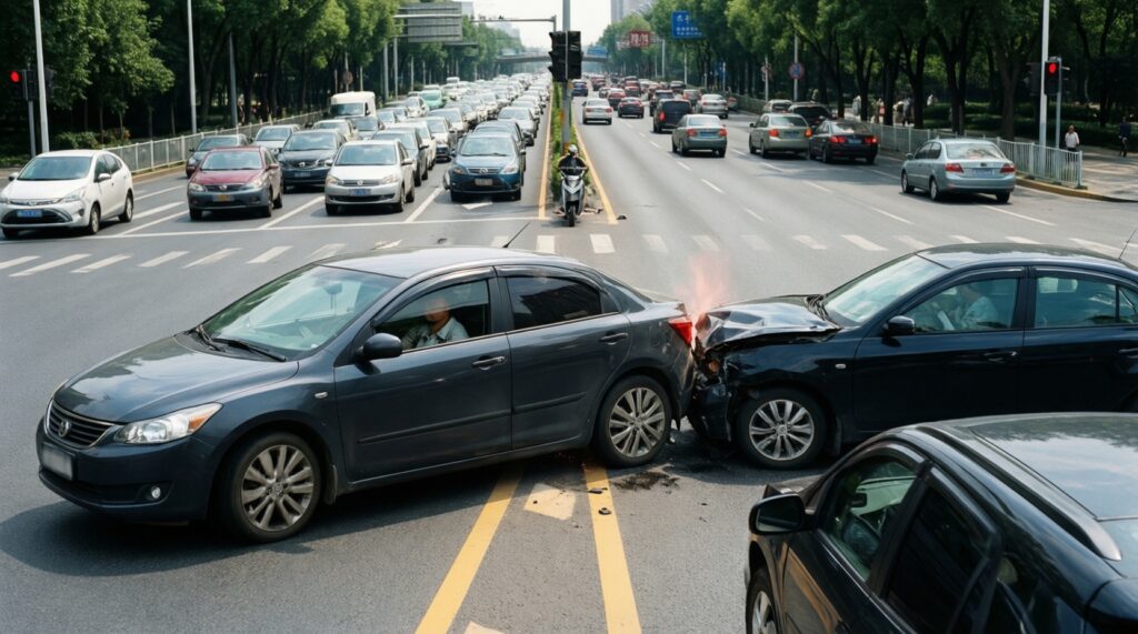 Ситуация на дорогах: пробки, аварии, перекрытия и ремонтные работы в Элисте и районах - иллюстрация